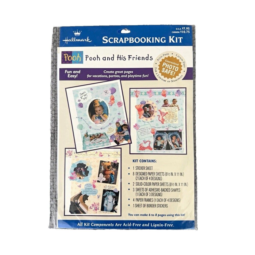 Hallmark Scrapbooking Kit Pooh and His Friends Winnie the Pooh SBK1129